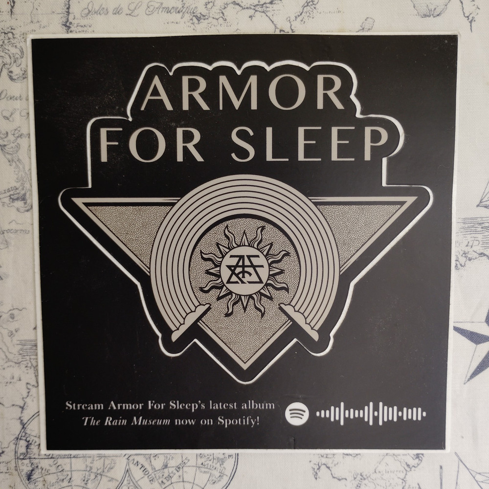 Armor For Sleep The Rain Museum 2022 Album Promotional 5" Die-Cut Sticker Unused