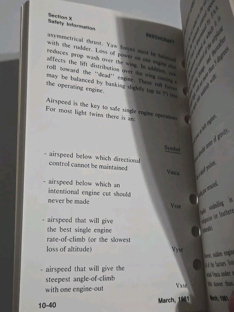 Beechcraft Safety Information - 1981 Edition