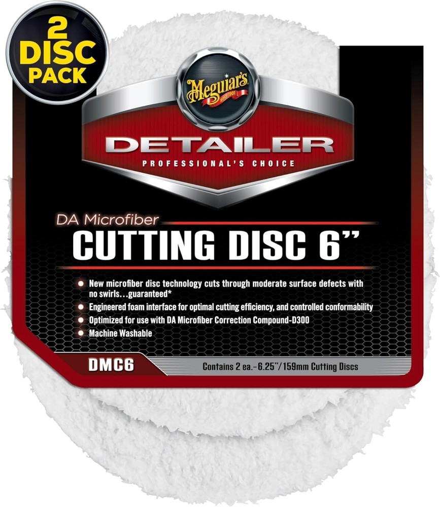 Reusable 6-Inch Microfiber Cutting Discs for Professional Scratch Removal