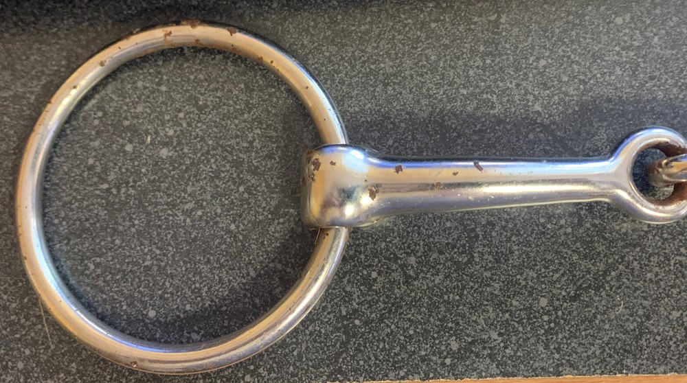 5” Loose Ring Snaffle Used Little Rust
