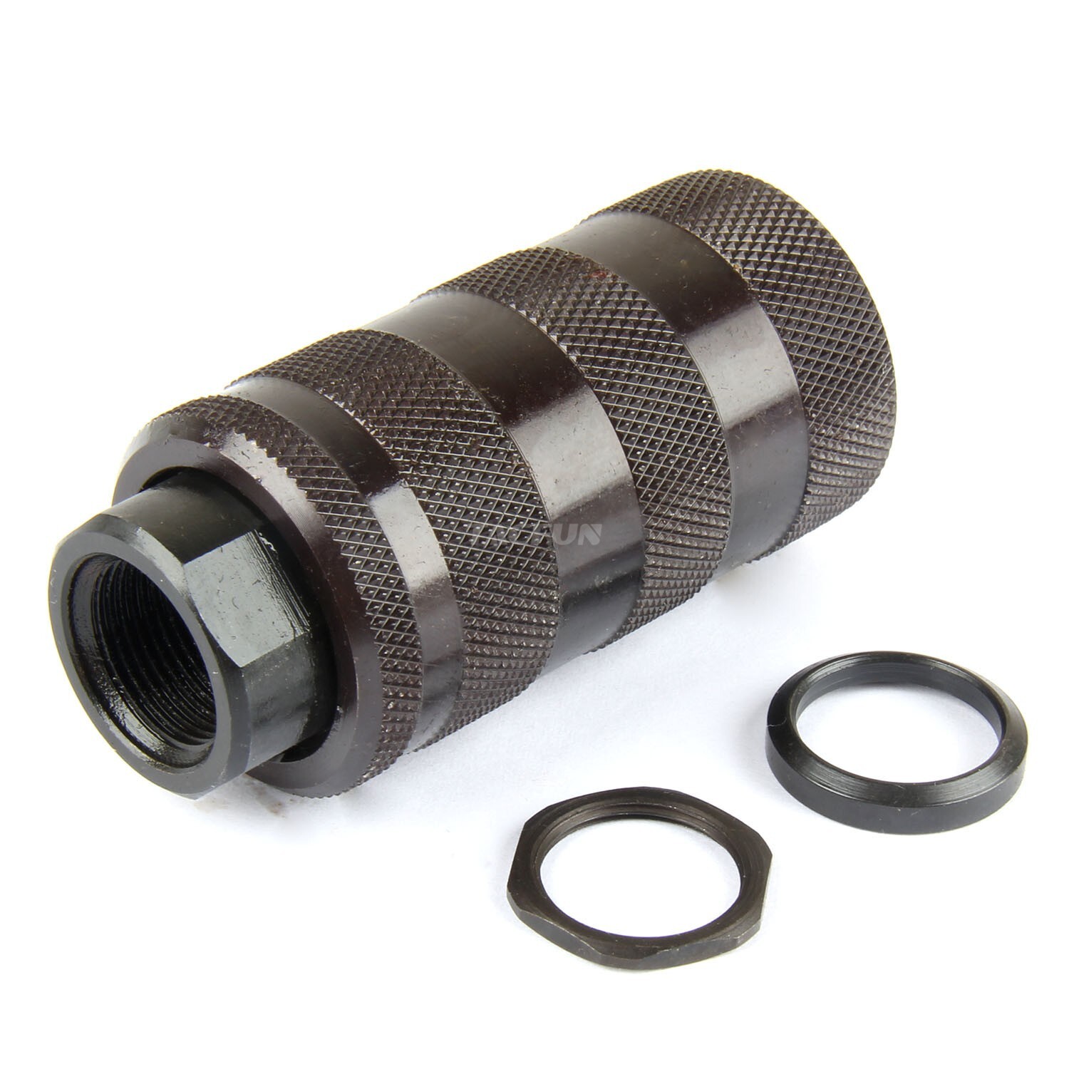 Muzzle Brake 1/2x28 1/2x36 5/8x24 w/ 13/16-16 Sound Sleeve Forwarder