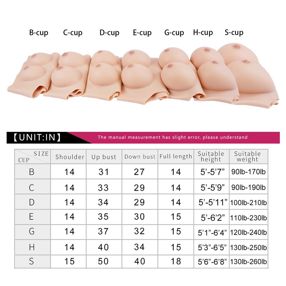 Softmary Crossdressers Silicone Breast Forms Drag Queen Fake Boobs Enhancer