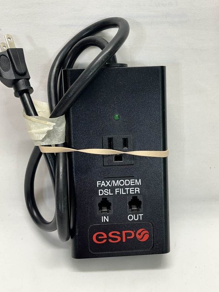 INTERTEK ESP DIGITAL QC AC POWER LINE FILTER SURGE PROTECTOR MFP-2 PREOWNED