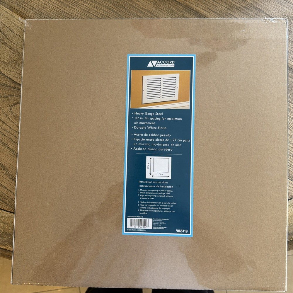 Return Air Grille 14 x 14
