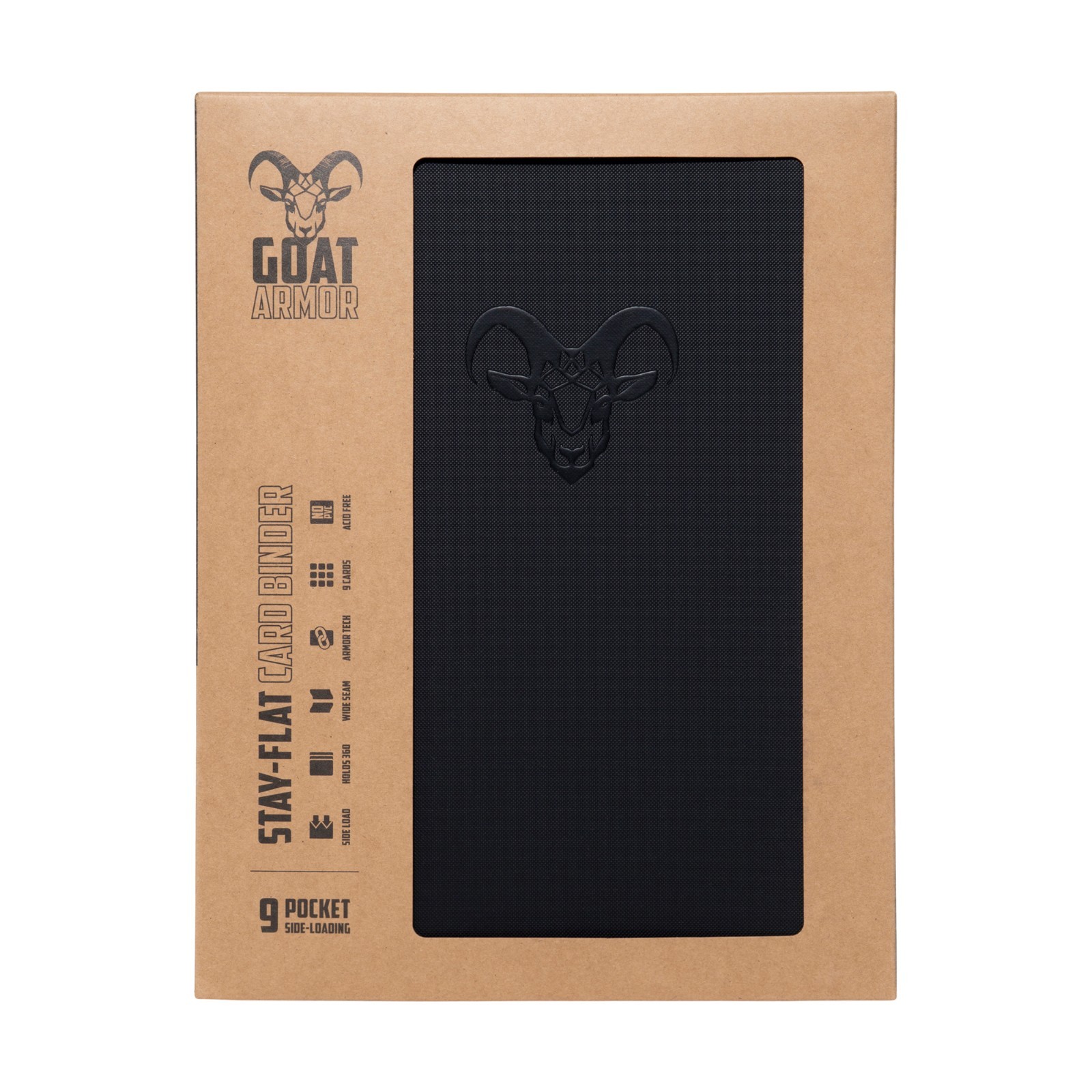 9-Pocket Stay-Flat Card Binder by Goat Armor