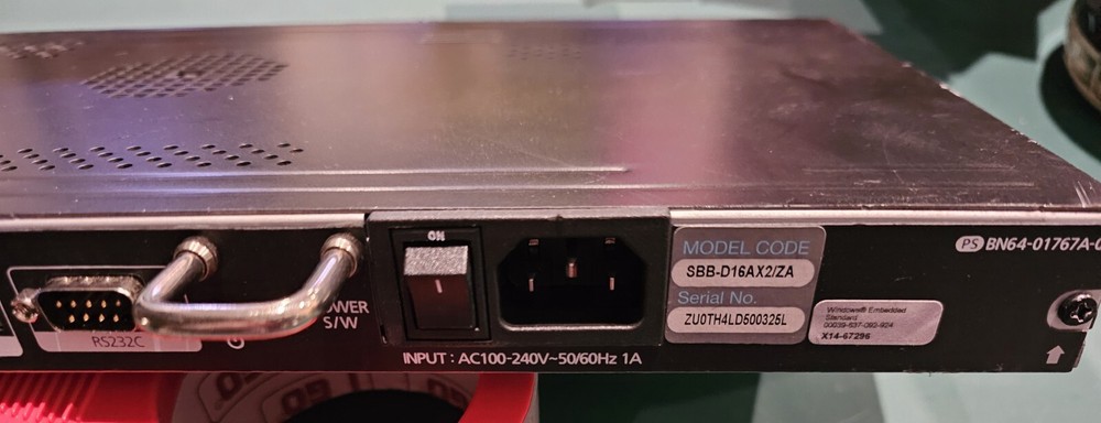 Samsung SBB-A Set Back Color Display Unit SBB-D16AX2/ZA - School Surplus