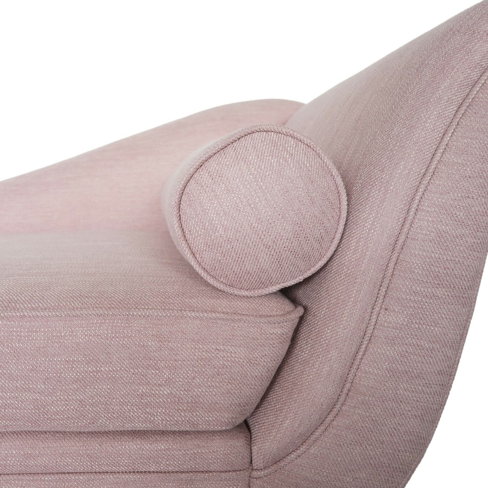 Jakyrah Contemporary Chaise Lounge with Scroll Arms