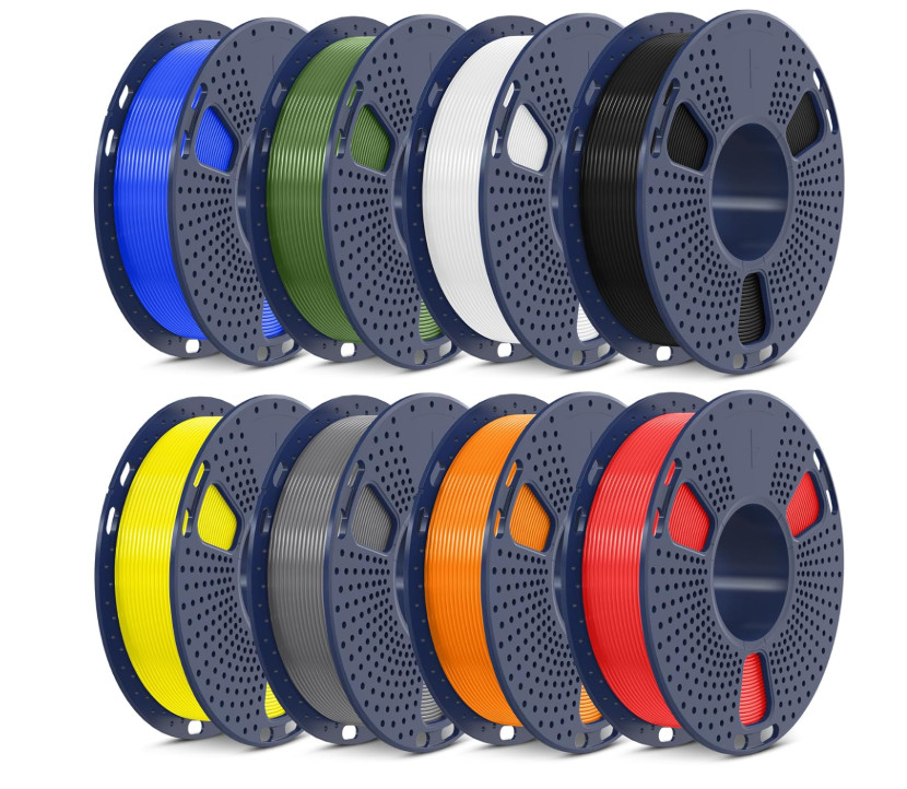 SUNLU PLA+ Filament 1.75mm 8 Pack 2KG Bundle