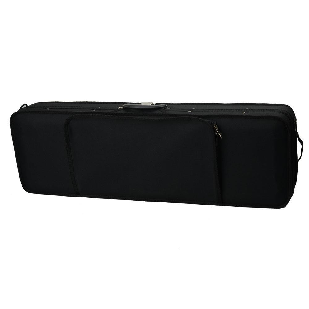 Black Nylon Square Enhanced 4/4 Acoustic Square Violin Case