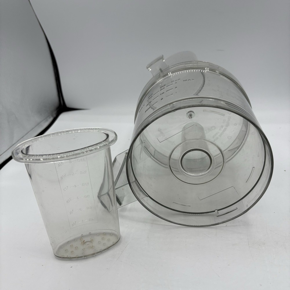 Hamilton Beach Food Processor 70100 Replacement Lid Work Bowl Pusher OEM Clear