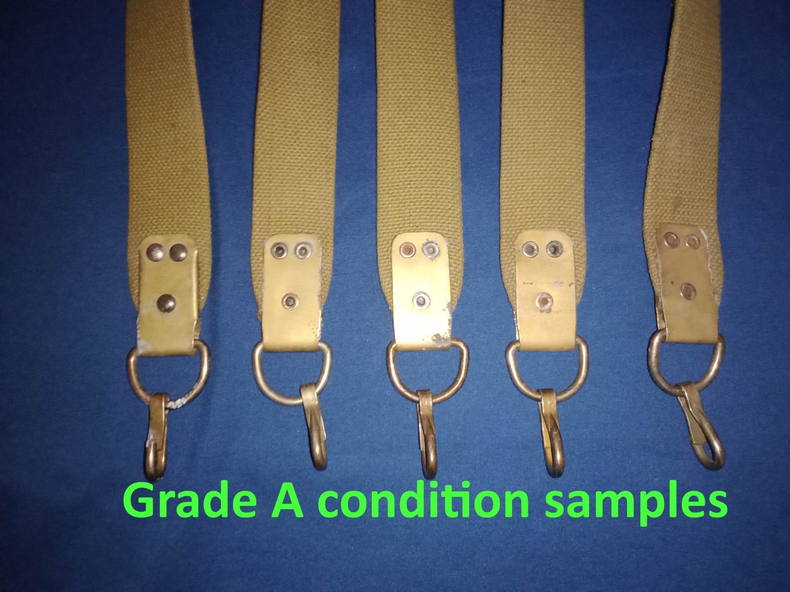 Soviet Russian Army Sling AK Carry Strap Belt Khaki Deer Head OTK Stamp Grade A