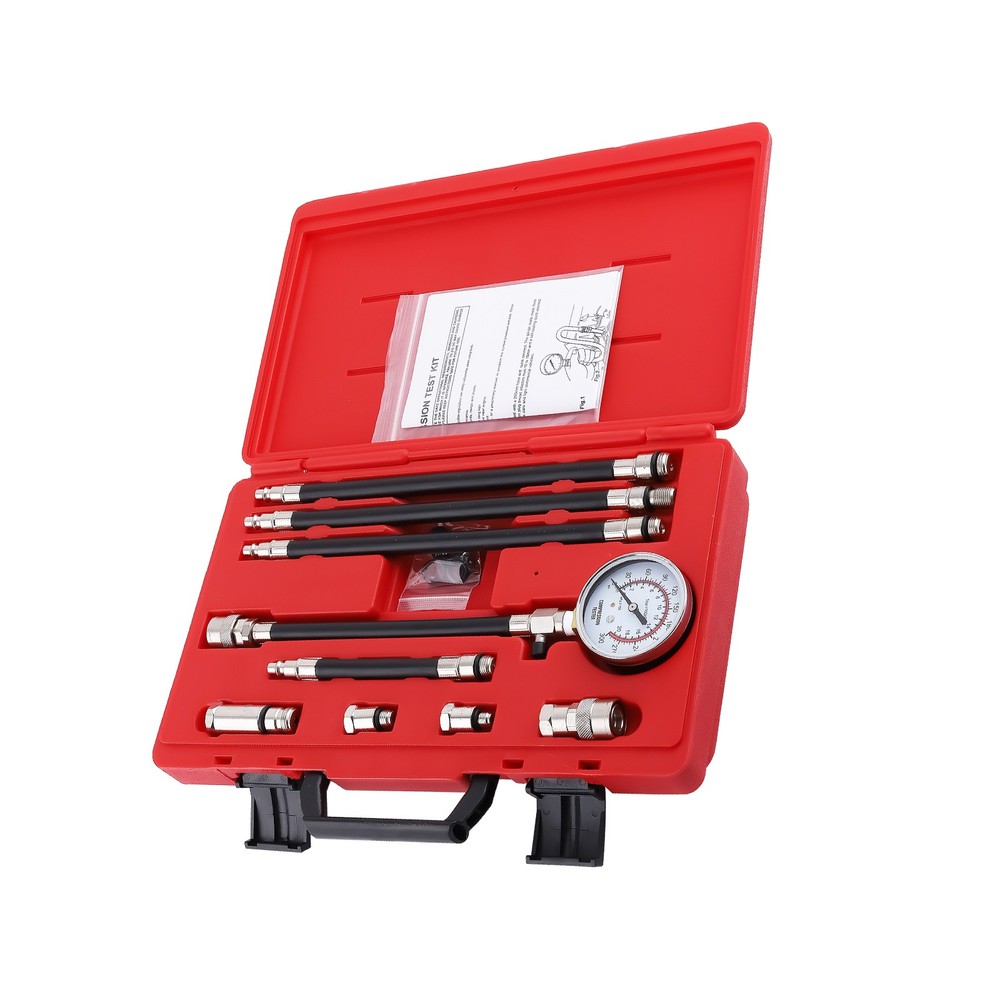 Engine Cylinder Compression Gauge Tester Kit Gas Engine Diagnostic Test Tools