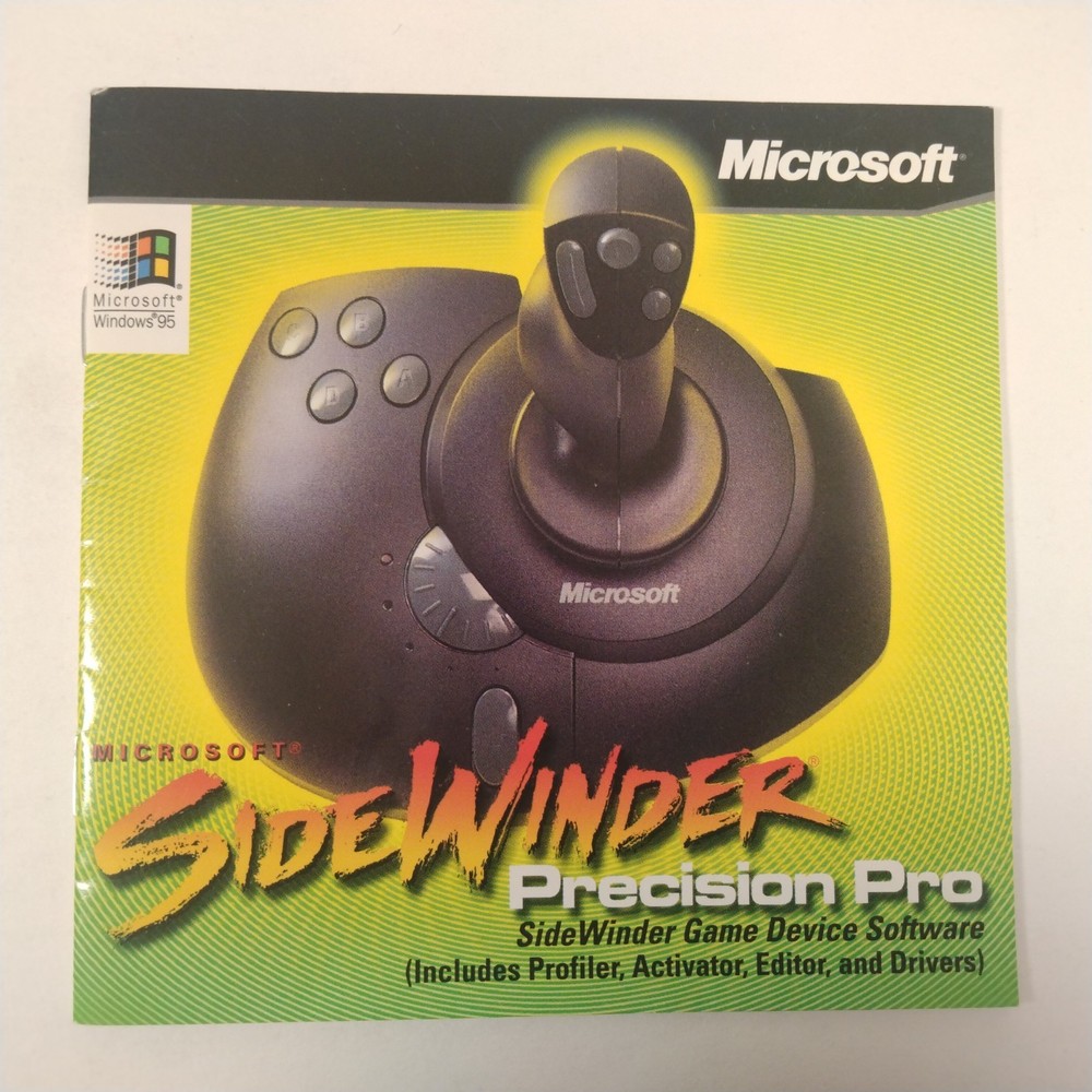 Microsoft Sidewinder Precision Pro Game Device Manual
