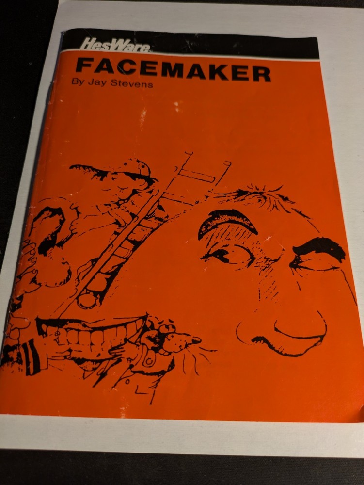 Commodore Vic 20 HesWare Face Maker Computer Game Cartridge *No Box*