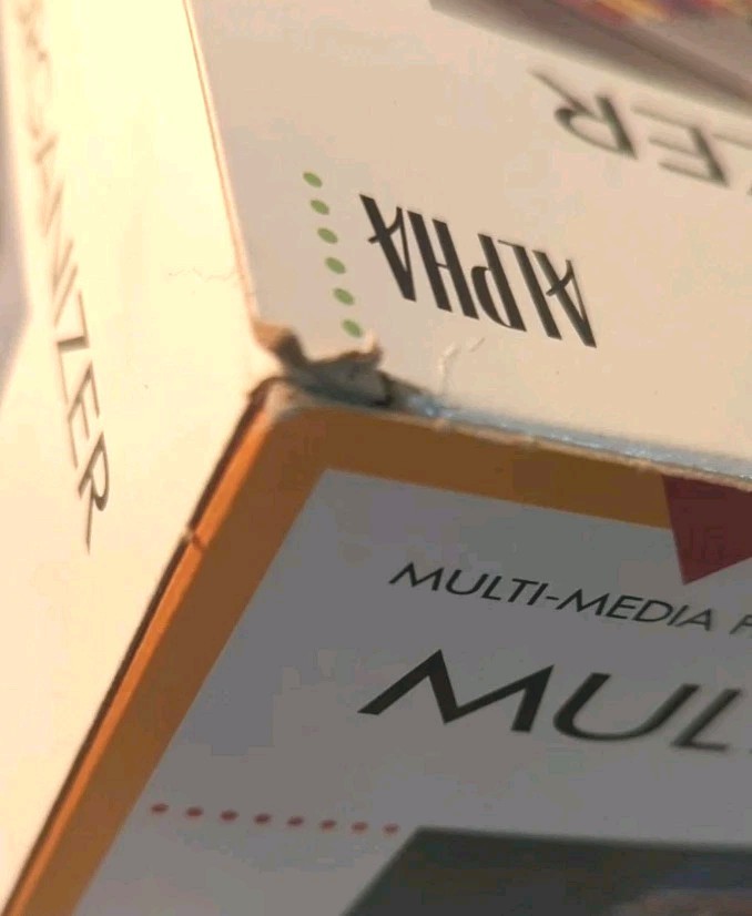 Alpha Multi-Media Storage Box Vintage Disk/CD Organizer - READ