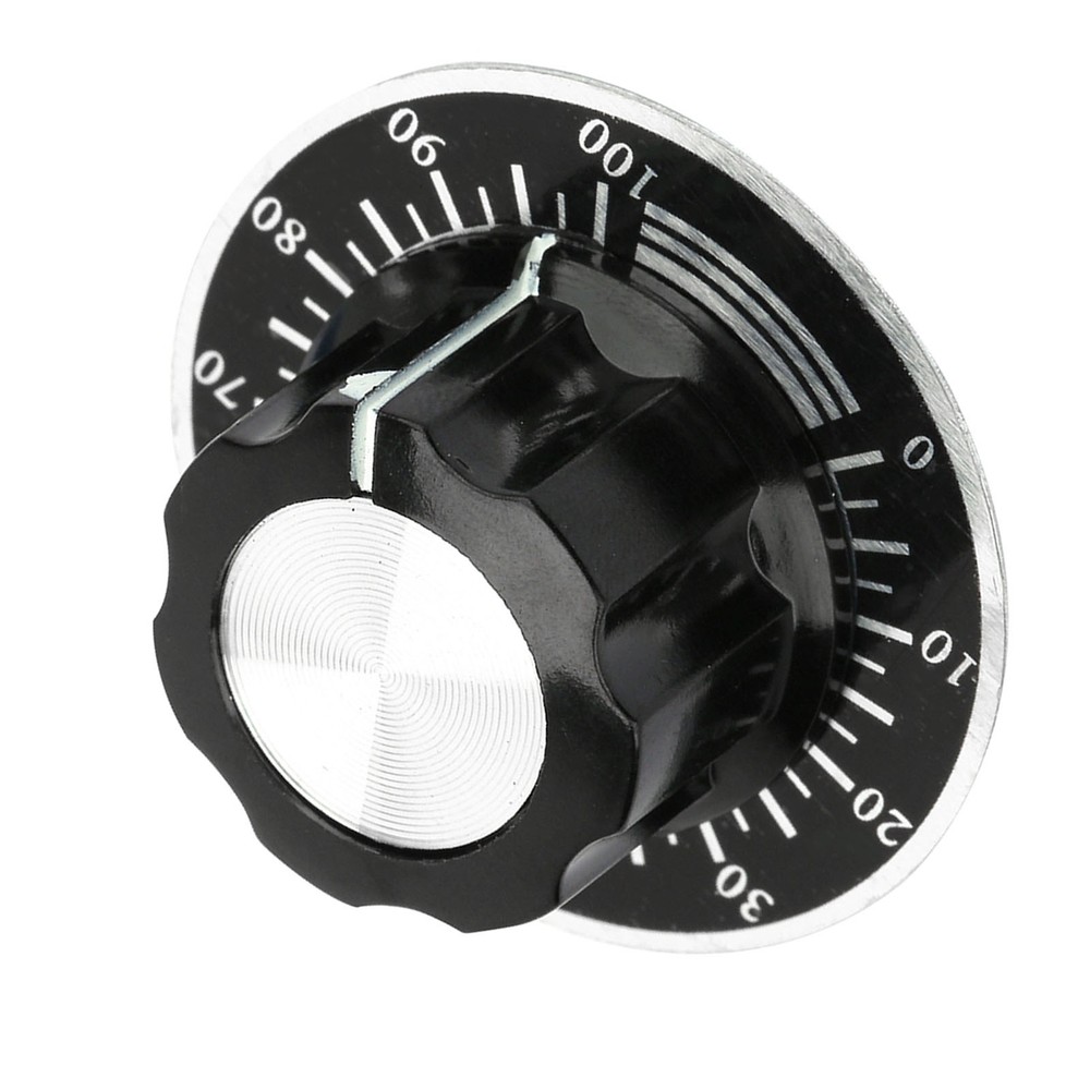 5 Knurled Potentiometer Knobs Durable Volume Control Cap DIY Accessories Premium