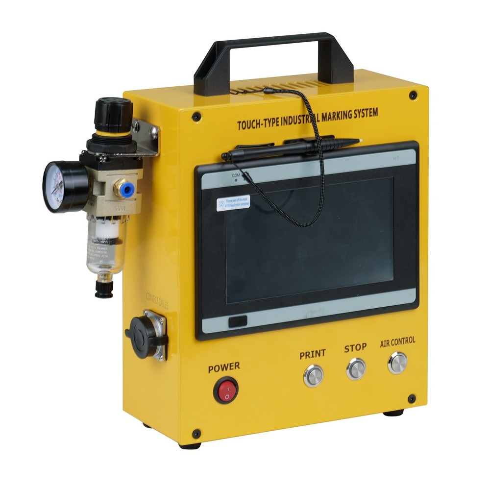 US Pneumatic Dot Peen Marking Machine for VIN Code Chassis Number 150*80mm