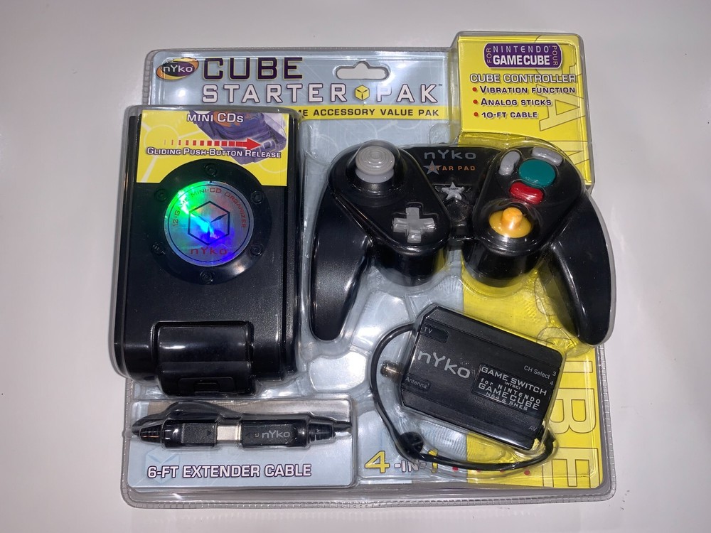 GameCube Starter Pak w/Controller (Brand New) + Power Supply + Video Cable Nice!