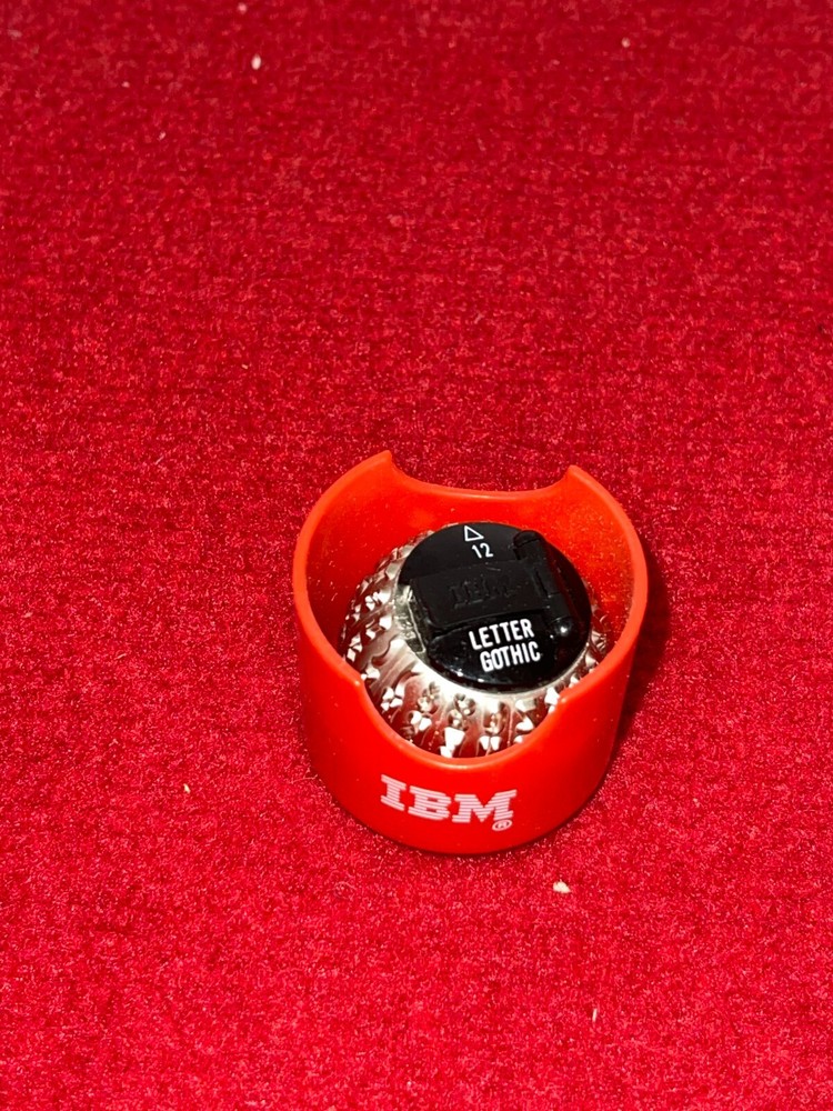 IBM Selectric II Element Typeball LETTER GOTHIC 12 Pitch, Ships Same day!