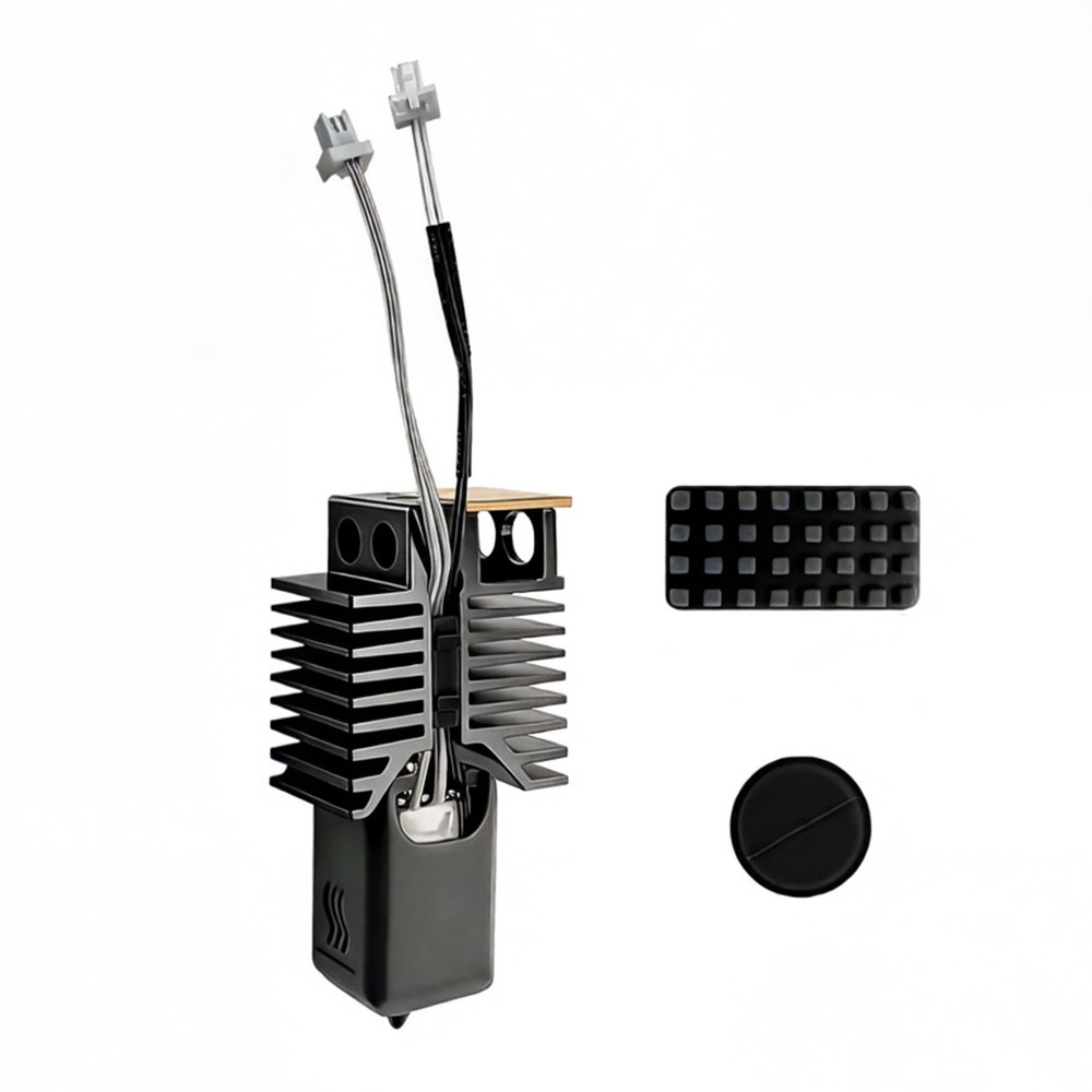 2-High Flowrate 3D Printer Hotend Kit Ceramic Block 0.2mm For Snapmaker U1