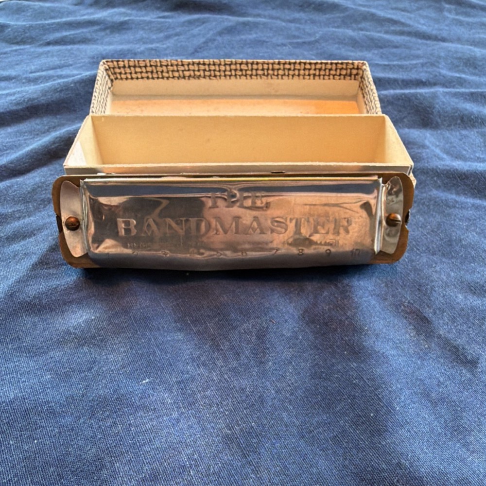 Bandmaster Diatonic Harmonica Key C Vintage with Original Box
