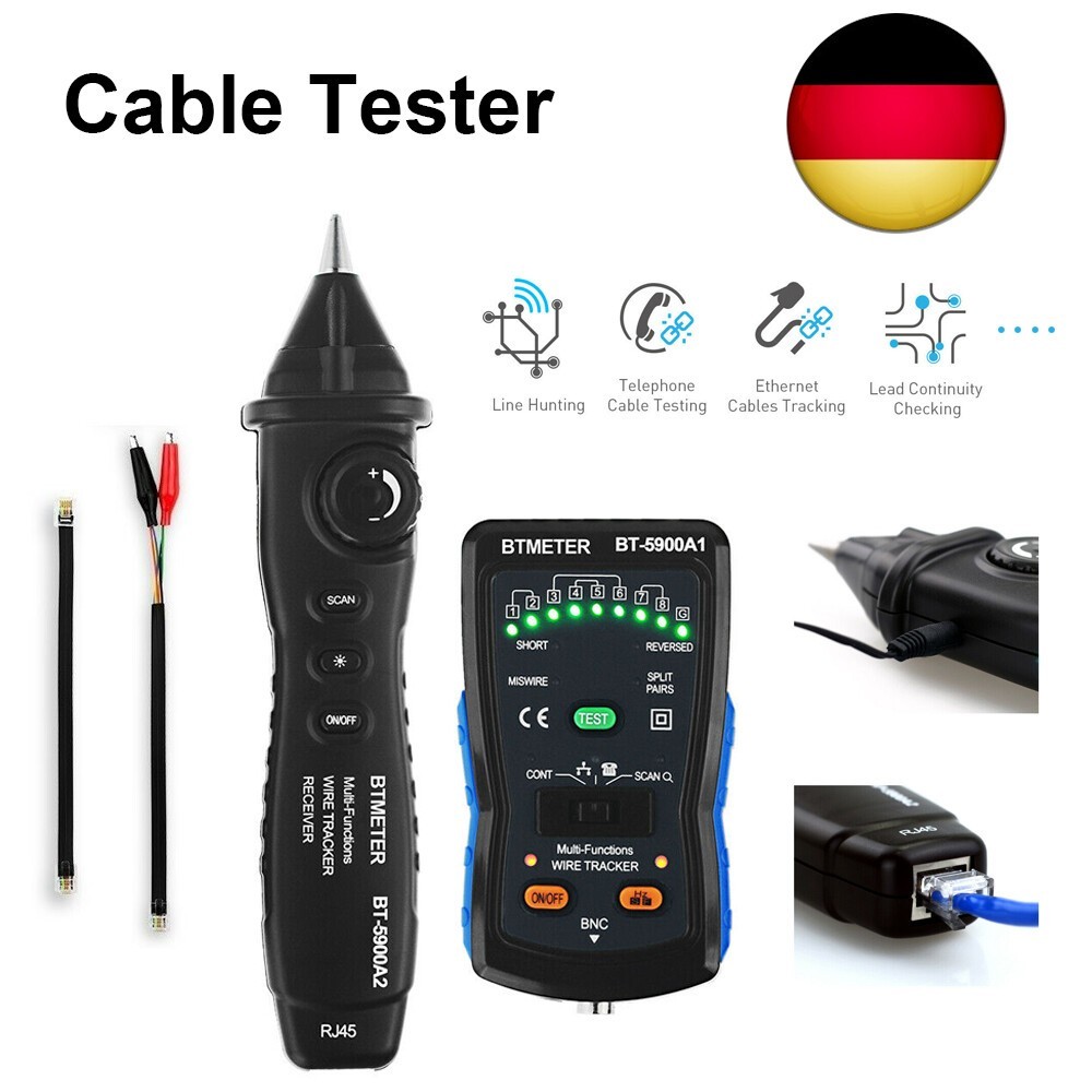 Network Line Finder Tester Detection Cable Tester Phone Cable Track Reader Tool
