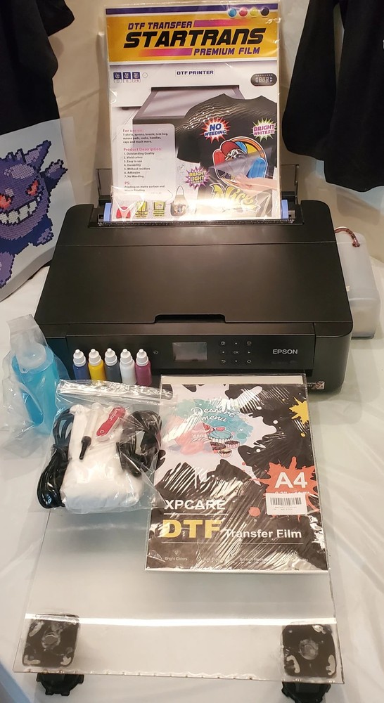 Epson XP-15000 DTF Printer Kit Bundle, Chipless, with Ink and Software A3+ Basic