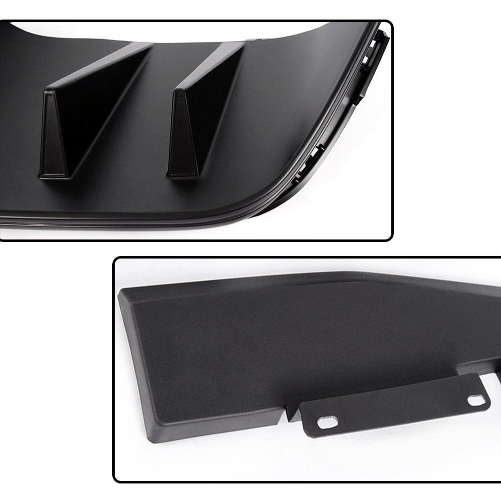 Rear Bumper Lip Diffuser for Mustang 2015-2017 3PCS Set