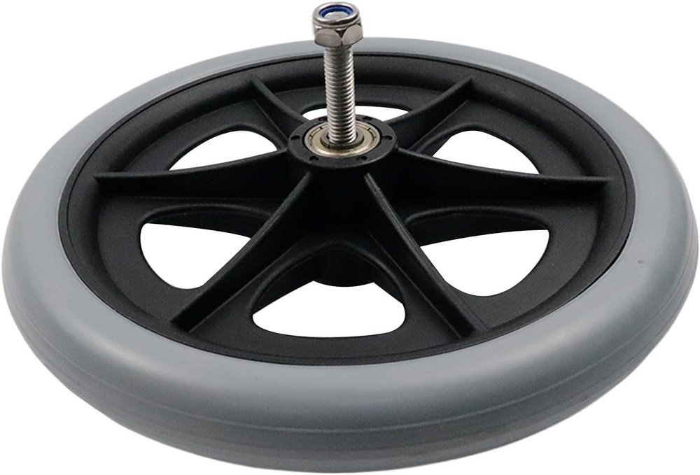 Wheelchair Walker Accessories 8" Replacement Wheels Fit for Rolling Walker 2pcs