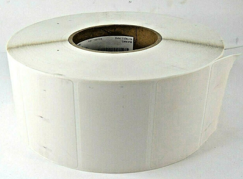RECTANGLE LABELS, PAC10021FC, 3" X 2", 3000 LABELS PER ROLL, 8 ROLLS PER BOX