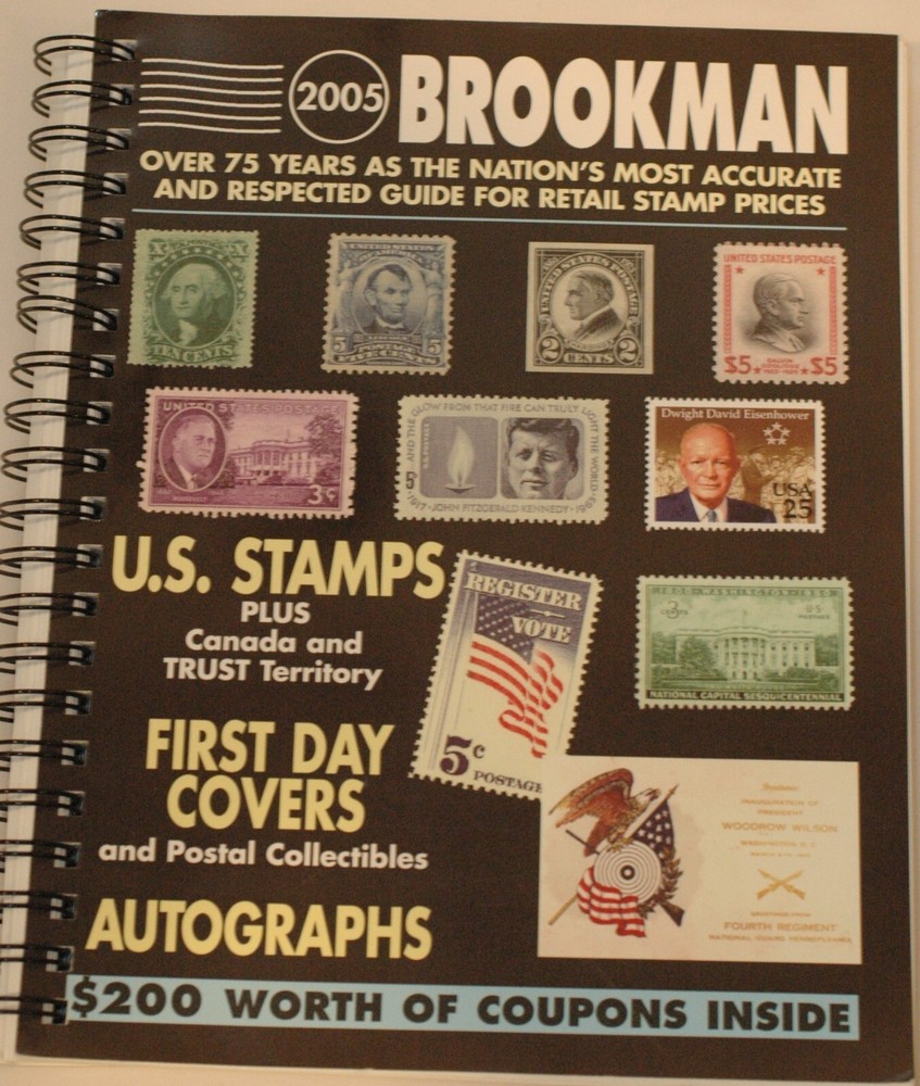 2005 Brookman US Canada & UN Stamps US Covers Stamp Catalog Great Reference Book