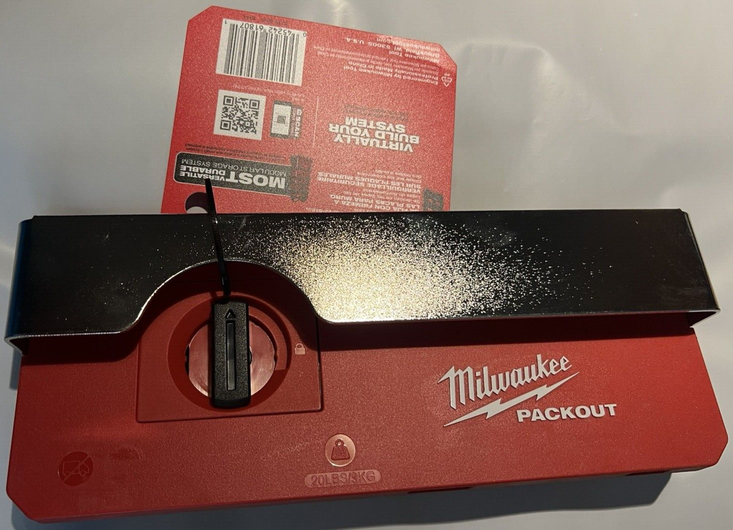 Milwaukee 48-22-8344 PACKOUT Belt Clip Wall Mounted Rack 2.0 Organizer Red