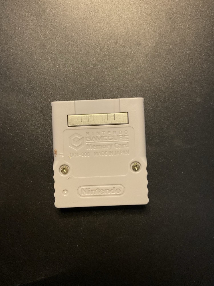 Nintendo GameCube 59 Blocks 4 Aminal Crossing Memory Card Tested See Descrip