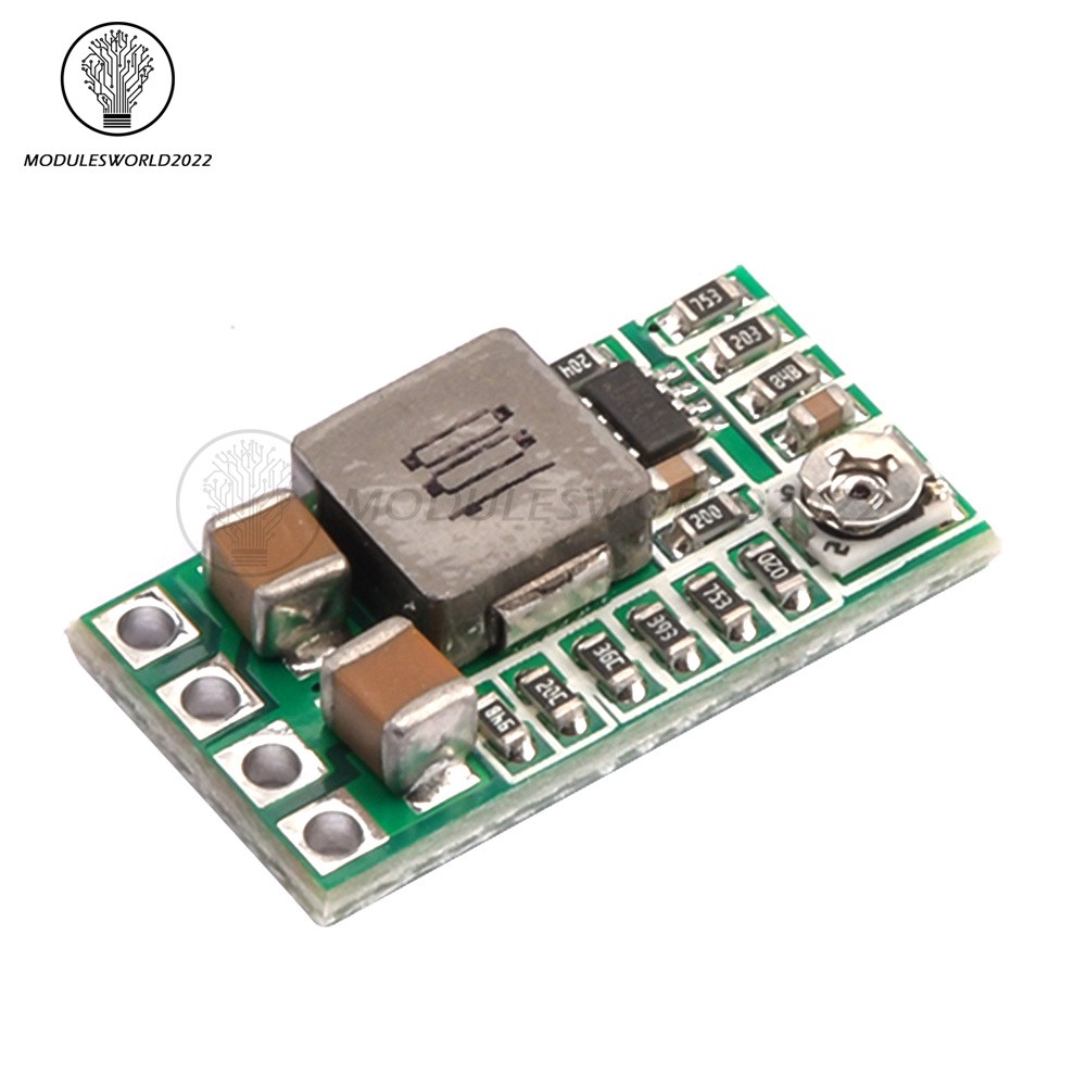 5PCS Mini Buck Converter DC-DC 12-24V To 5V 3A Adjustable Step Down Power Module