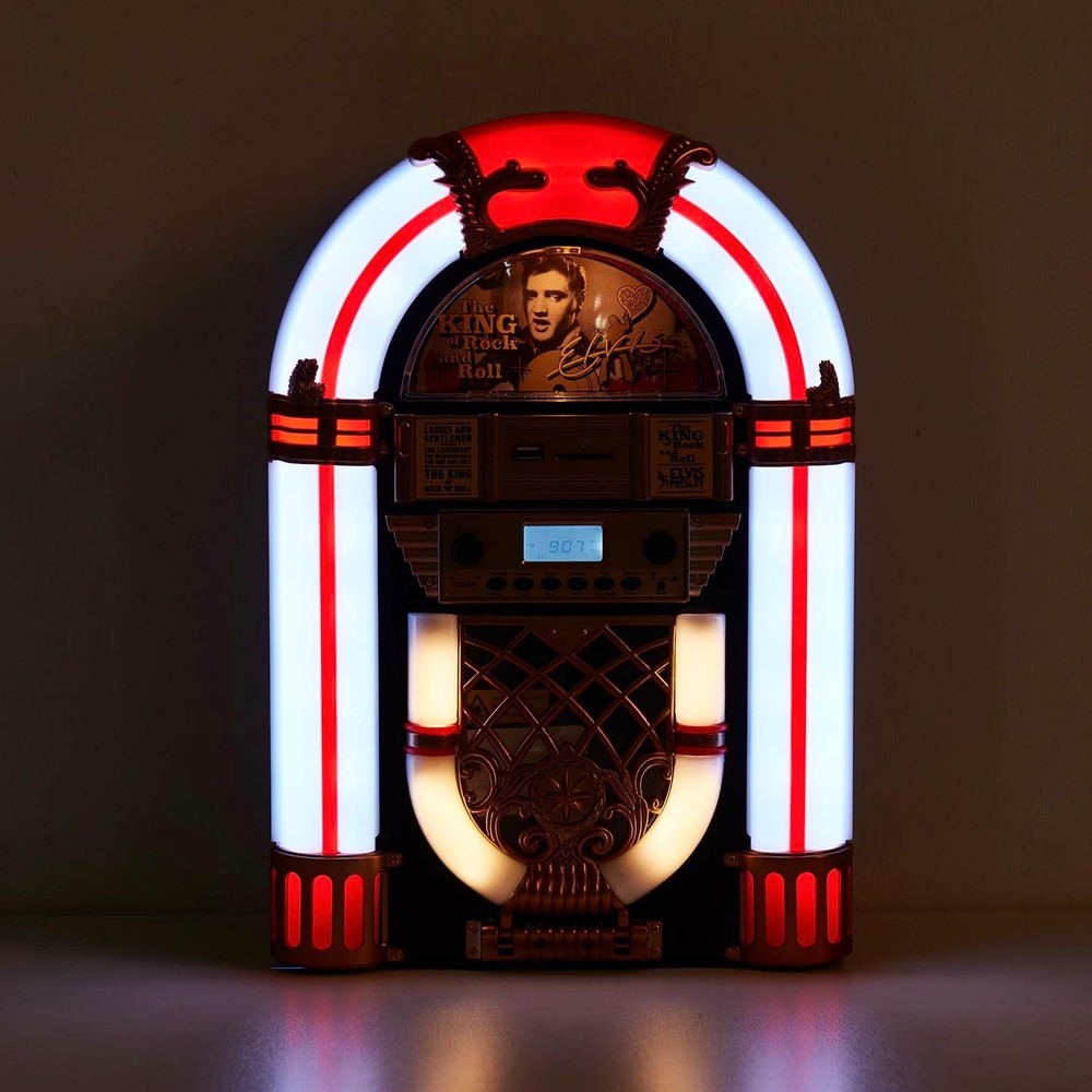 Arkrocket X Mini Jukebox/Tabletop CD Player/Bluetooth Speaker/Radio/Usb and SD