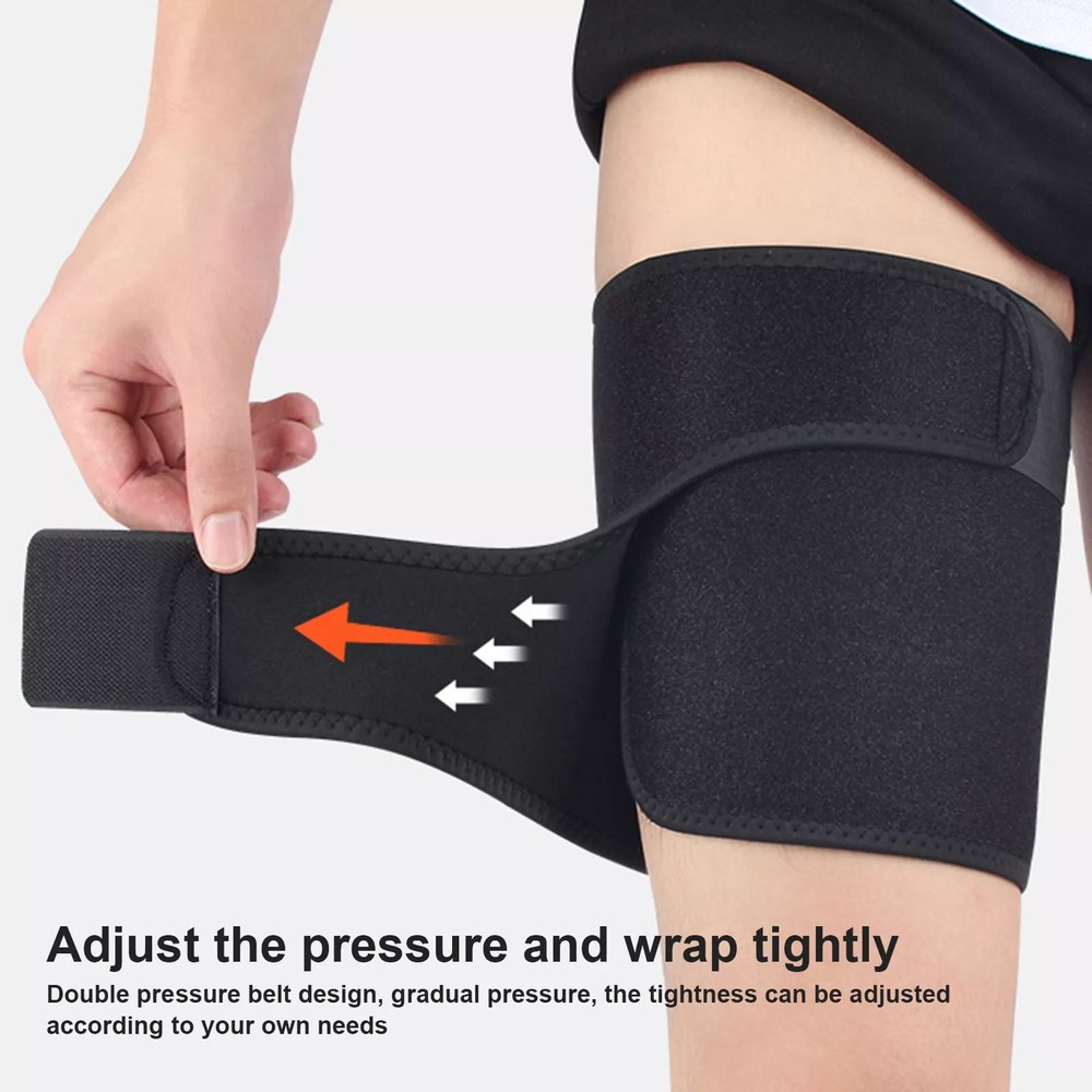Thigh Hamstring Wrap for Hip Sciatica Nerve Compression Brace Belt Pain Relief++