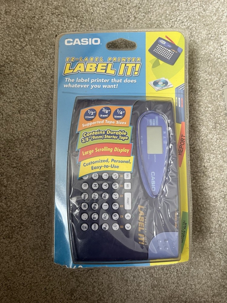 Casio EZ-Label Printer KL-60-L - NEW