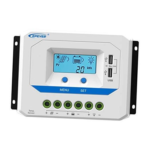 Solar Charge Controller 12V/24V Auto Working PWM Solar Panel Charge 10A