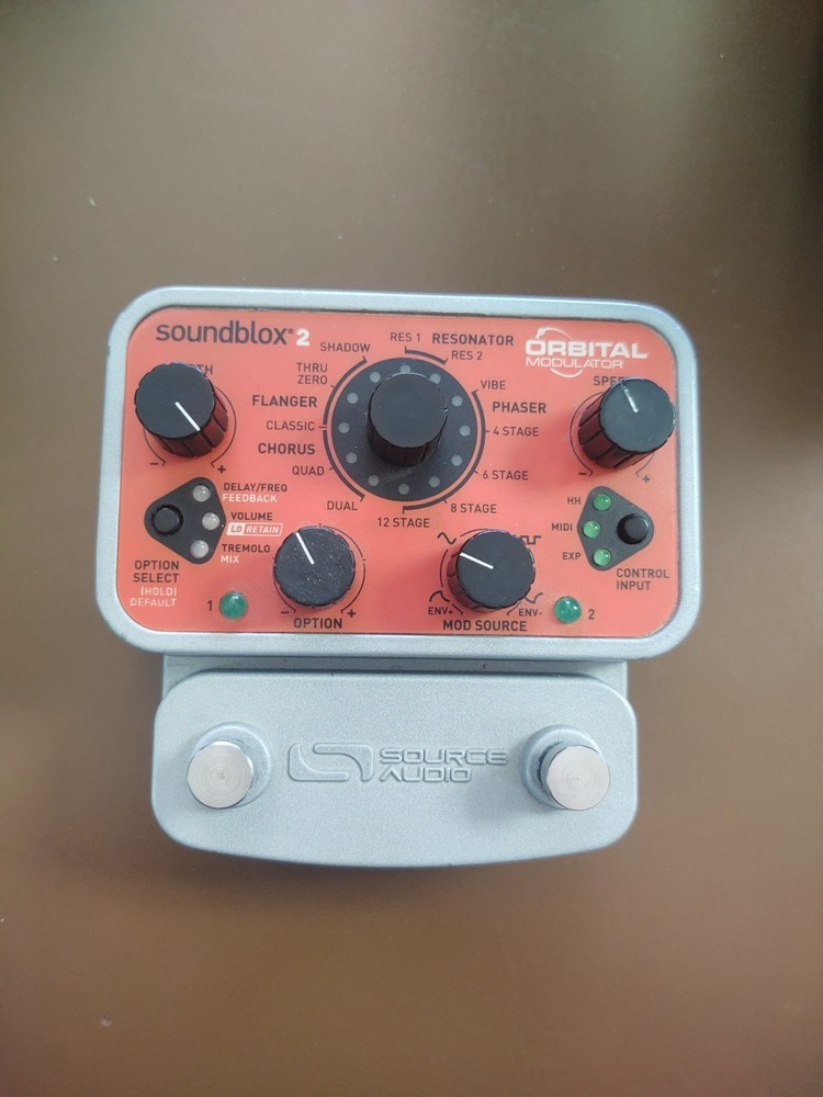 SOURCE AUDIO Soundblox2 Orbital Modulator Guitar Effects Pedal Flanger Phaser