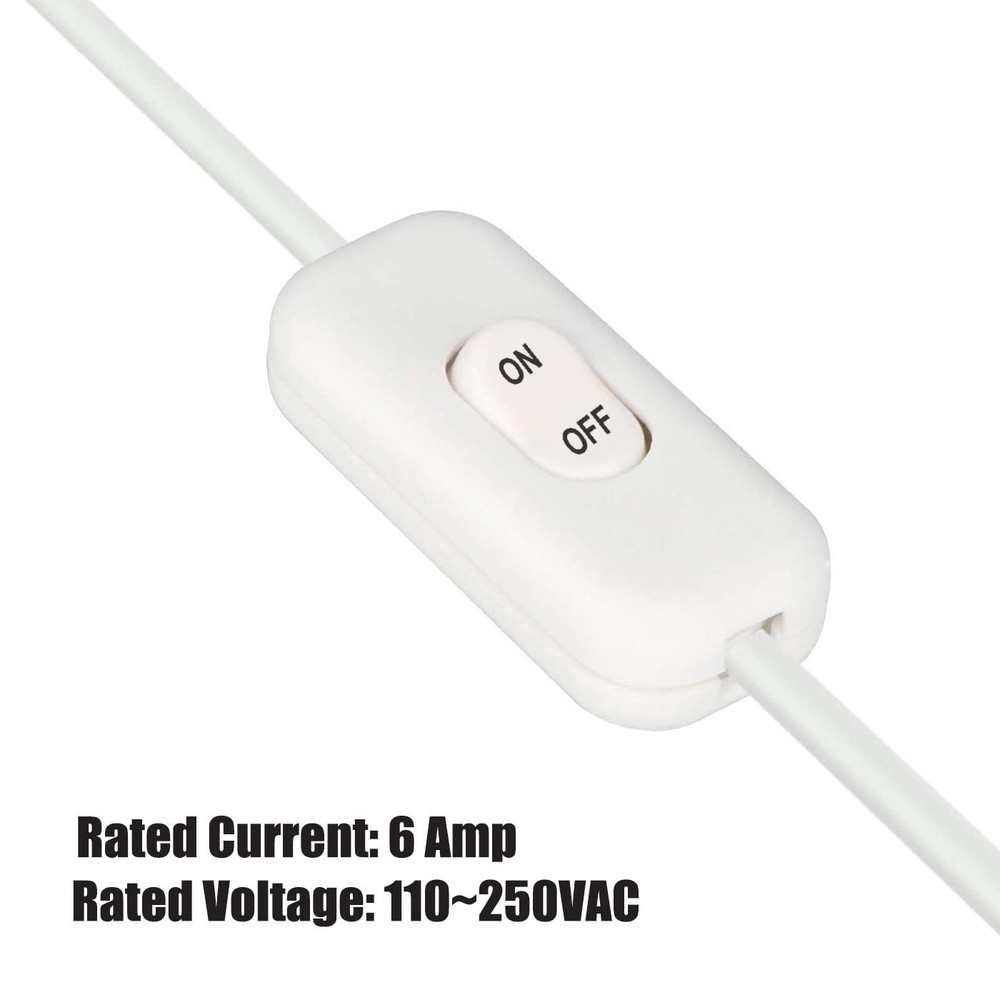 Durable Inline Switch 2-Pack - Reliable Control for Table Lamps and Appliances