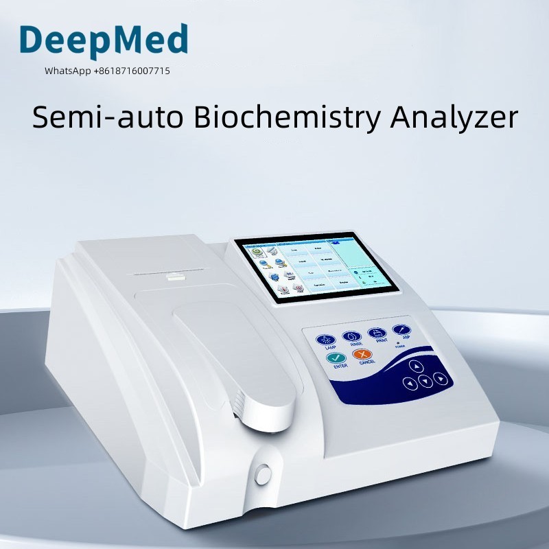 For 7" LCD Touch Screen Semi-auto Biochemistry Analyzer Blood Fluid Print