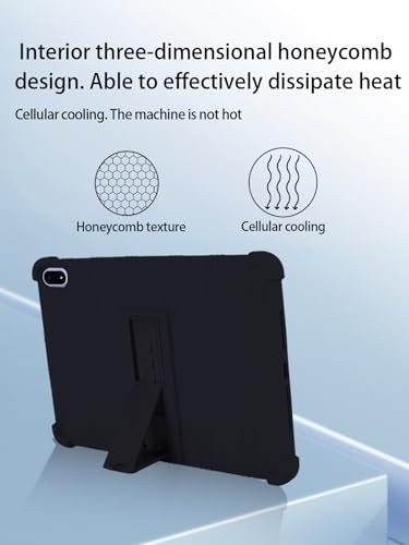 for OnePlus Pad 3 Android 15 Tablet,13.2 inch Tablets Case,Soft Silicone Black