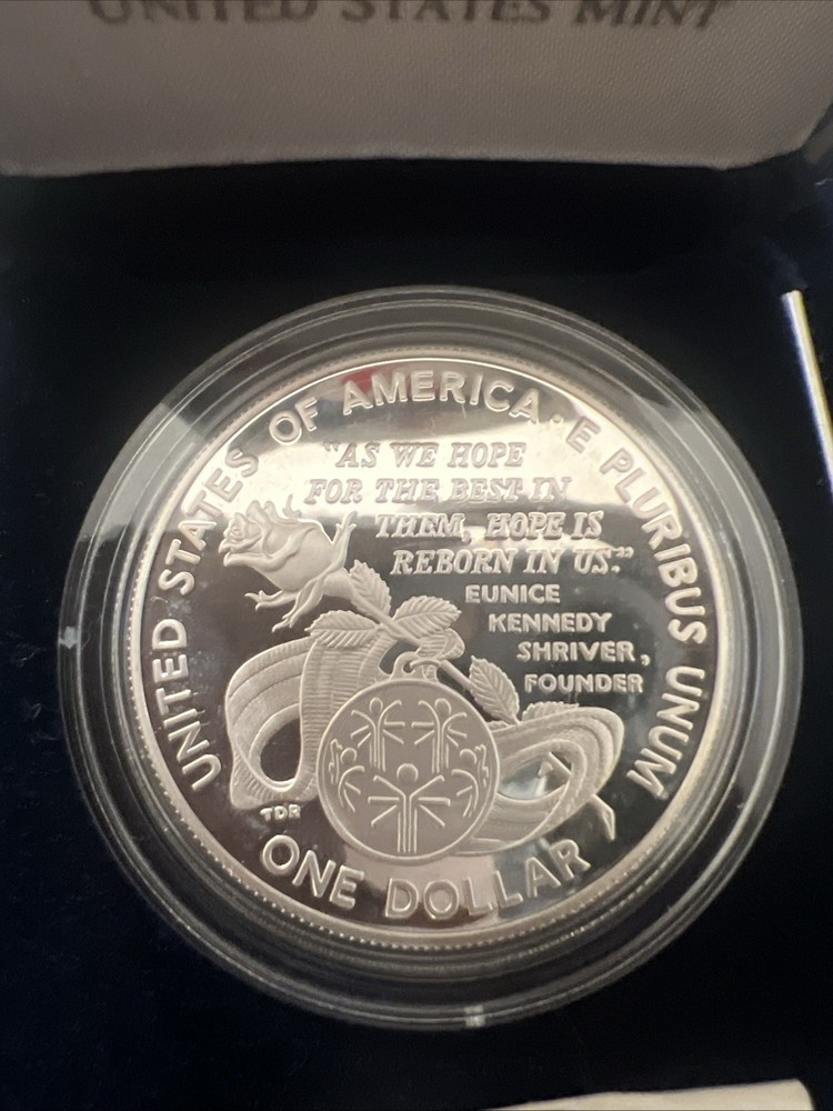 1995 Special Olympics World Games Silver Dollar Proof