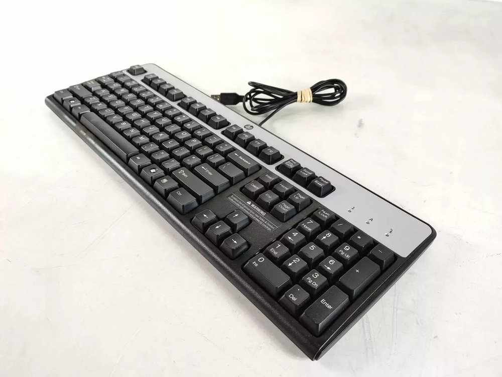 HP Mouse And Keyboard Combo Wired USB Connection - Adjustable Height KU-0316