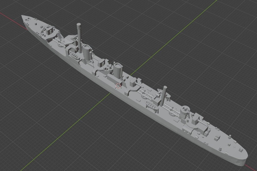 1:1800 IJN Minikaze class Destroyer