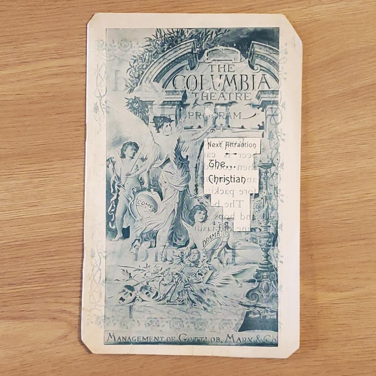 2173----1899 Columbia Theatre San Francisco program