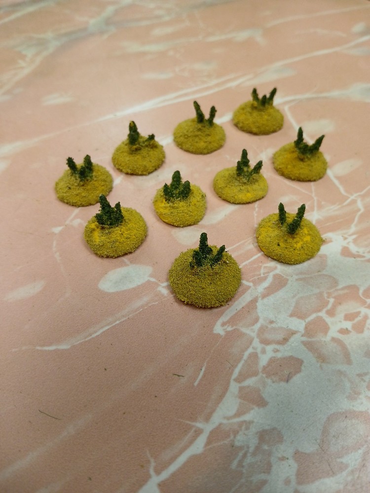 10 based Landscape Micro Model Barrel Cactus wargaming scenery terrain .5"
