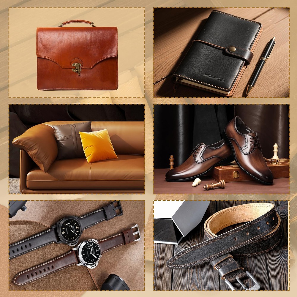 48 Colors Waxed Thread, Leather Thread for Hand Sewing, Book Binding Threads,...