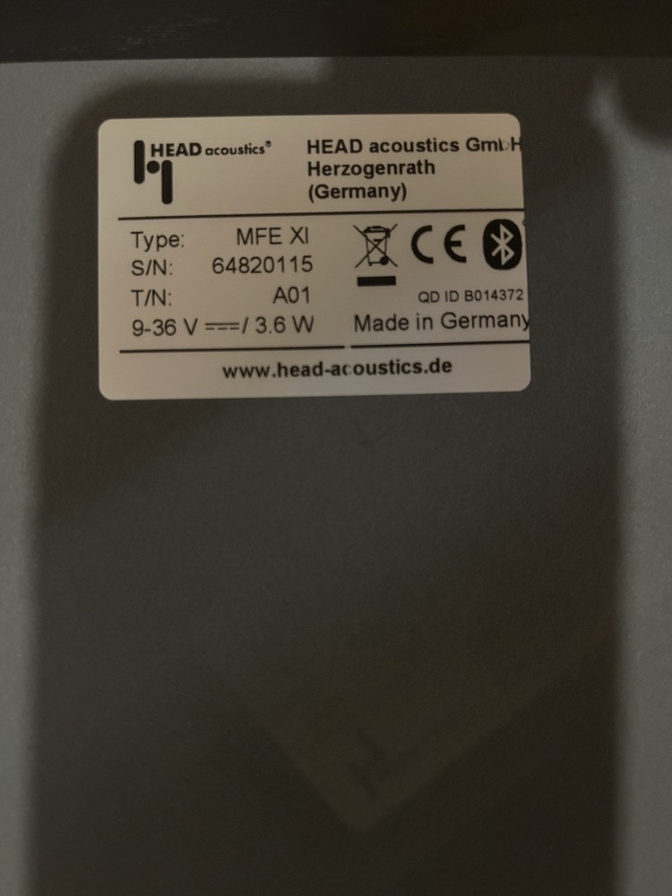 HEAD acoustics MFE XI Multi-Function Front End AES Audio Interface – Germany’