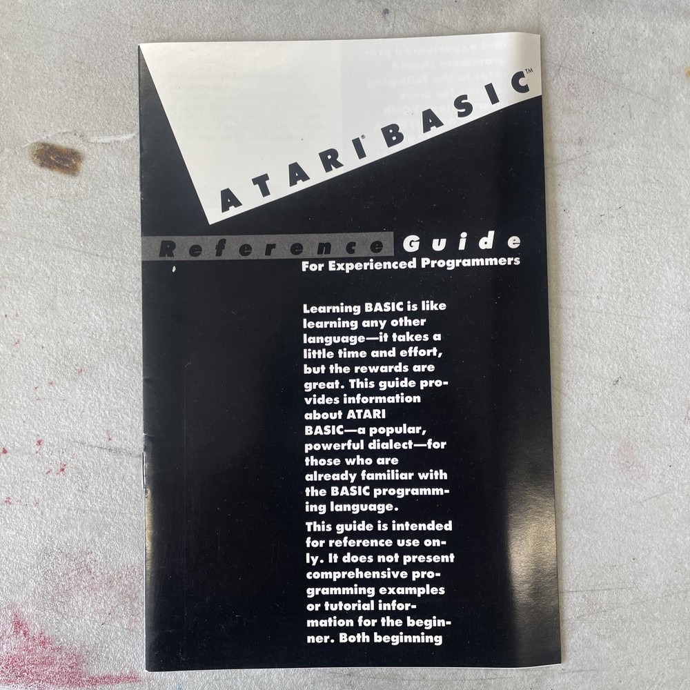 Atari 600XL VTG Home Computer Video Game Console Untested